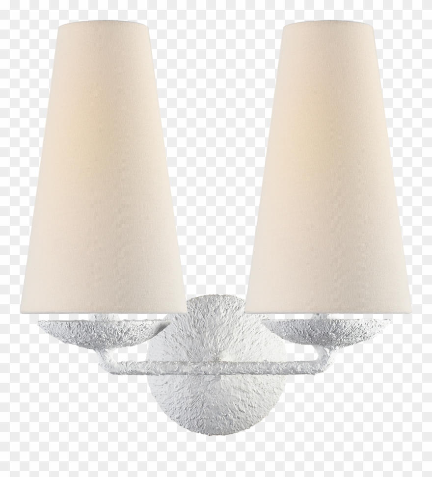 Double Wall Sconce In White - Visual Comfort Fontaine Double Wall Sconce Arn 2202 Clipart