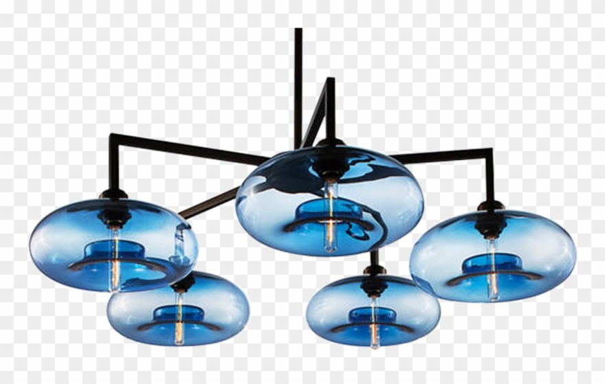 Niche Lighting Quill 5 Modern Glass Chandelier - Chandelier Clipart