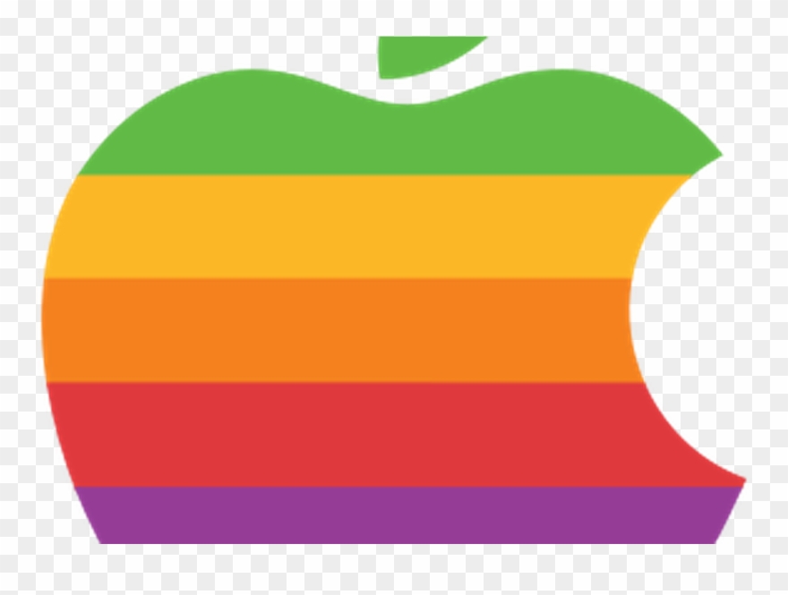 Apple Logo Rainbow Png Clipart