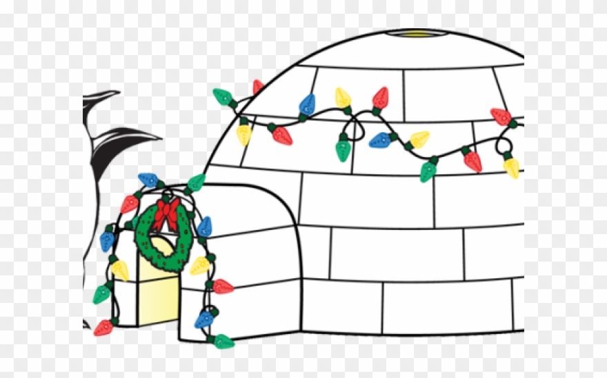 Igloo Clipart Cartoon - Igloo Clipart - Png Download