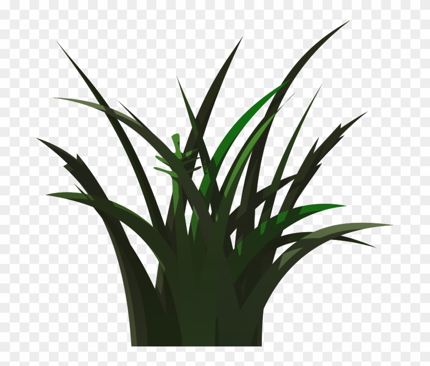 Free Grass Shaded With Layers - Vegetation Cartoon Clipart