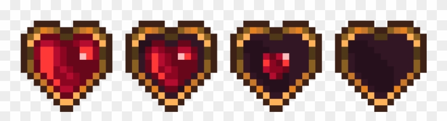 Textures - Pixel Heart - Heart Pixel Art 2d Clipart