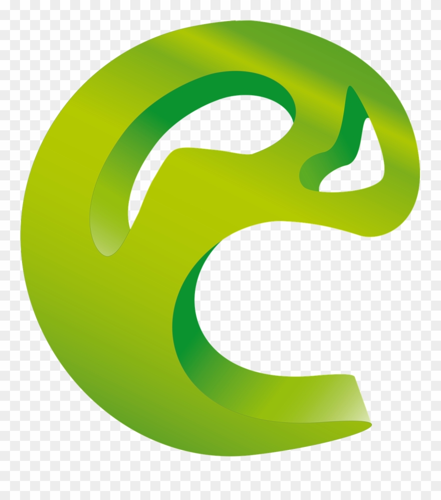 Circle Logo C Letter Abstract Png Image - Abstract Green Circle Png Clipart