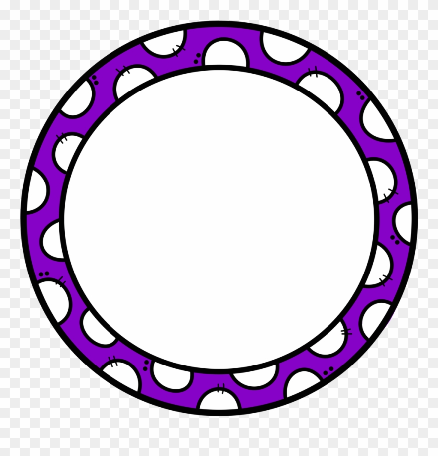 Google Stationary, Circles, Clip Art, Frames, Template, - Halloween Activities For Articulation - Png Download