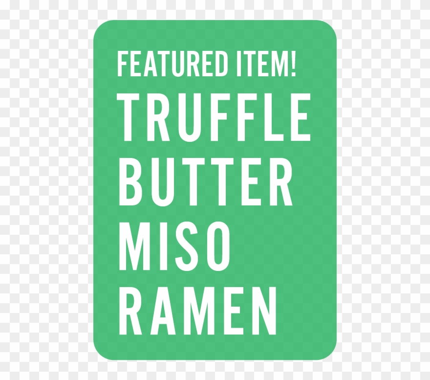 Menu - Tam Tam Ramen Clipart