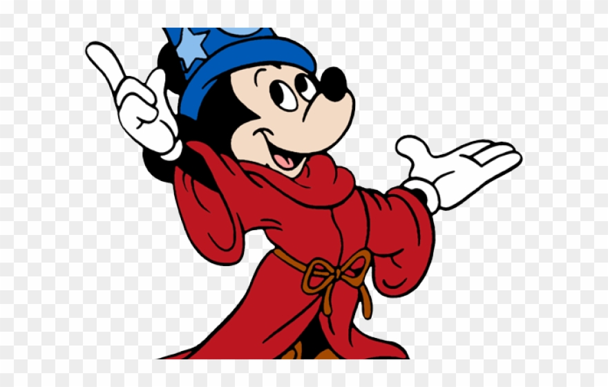 Sorcerer Clipart Fantasia - Mickey Mouse Sorcerer's Apprentice - Png Download