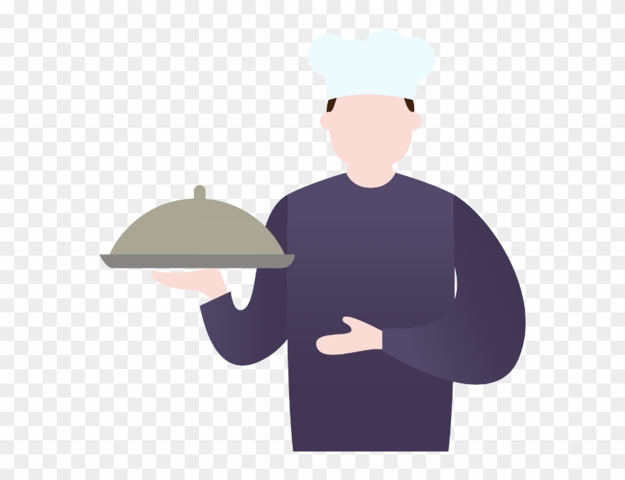 Free Online Waiter Male Man Chef Vector For Design - Portable Network Graphics Clipart