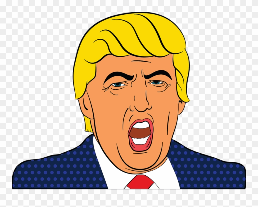 Clip Art Royalty Free Download Fascism Only Reigns - Donald Trump Cartoon Hand - Png Download