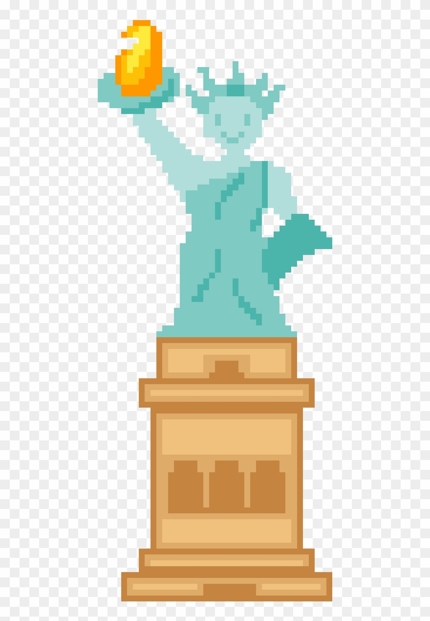 Statue Of Liberty - Cartoon Clipart