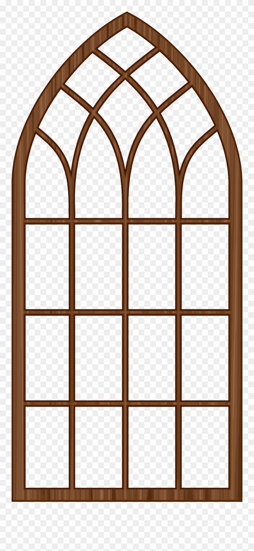 Big Image - Window Frame Png Transparent Clipart