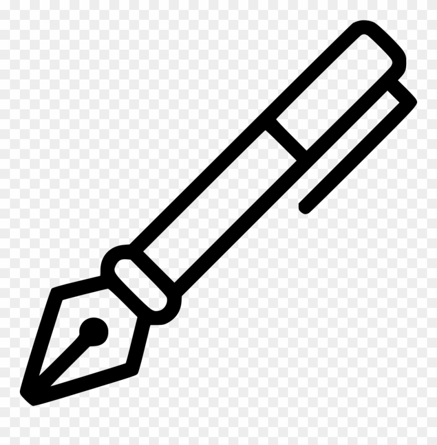 Pen Ink Classic Retro Tool Comments - Vacuna Icono Clipart