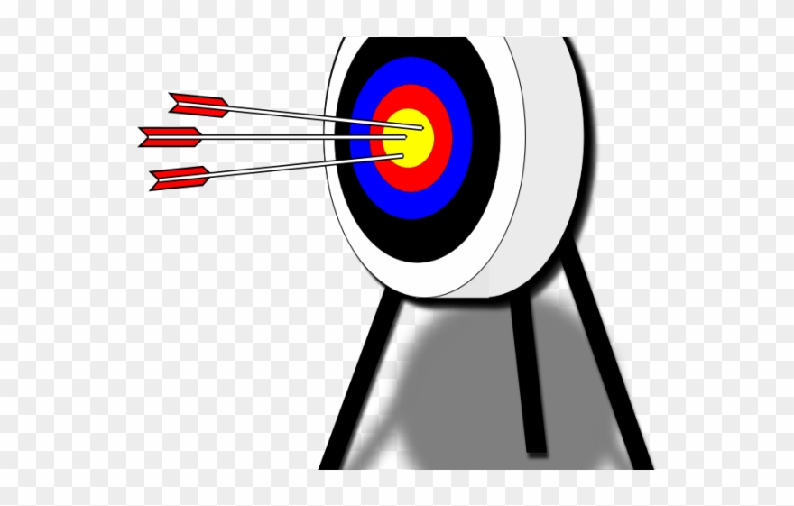 Archery Clipart Bulls Eye - Game Archery Clip Art - Png Download