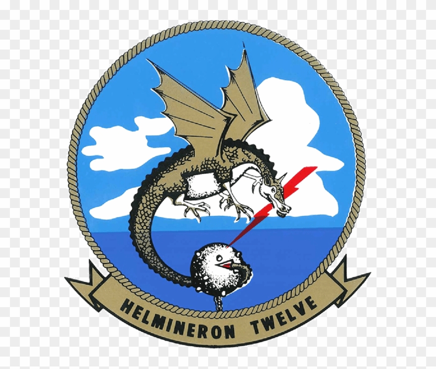 Formed From Helicopter Combat Support Squadron Six - Helmineron 12 Clipart