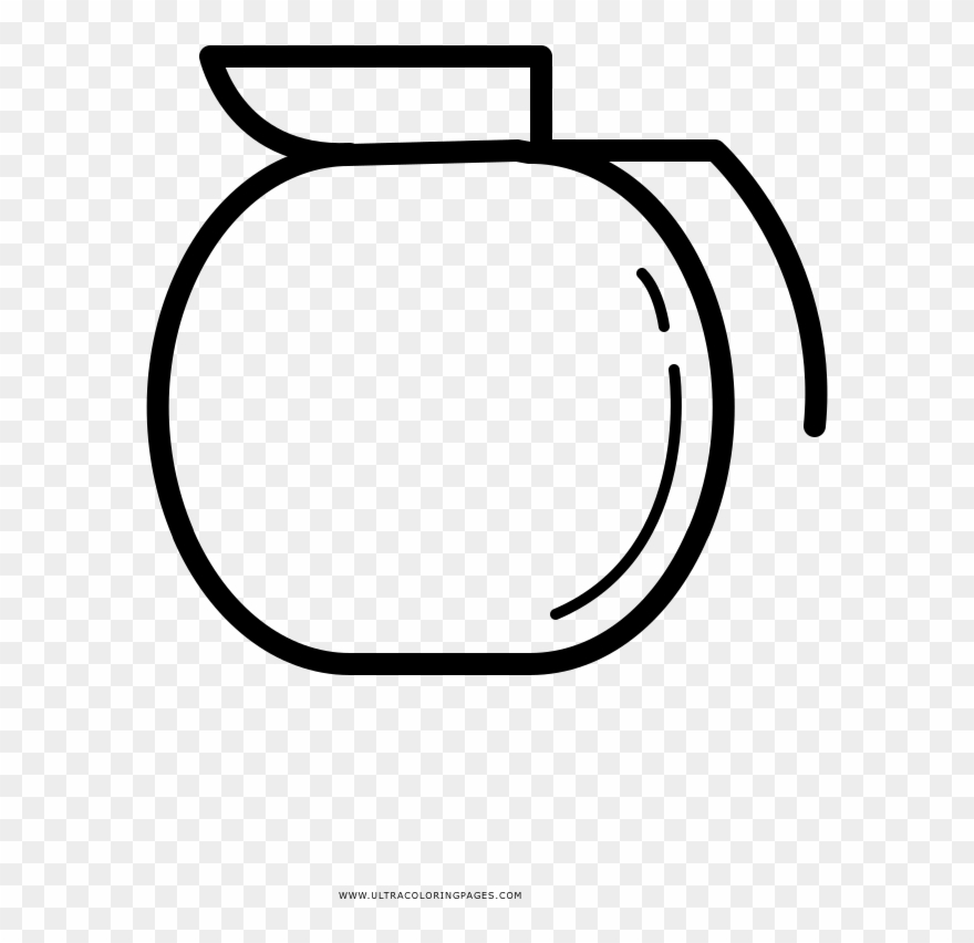 Coffee Maker Coloring Page - Drawing Clipart