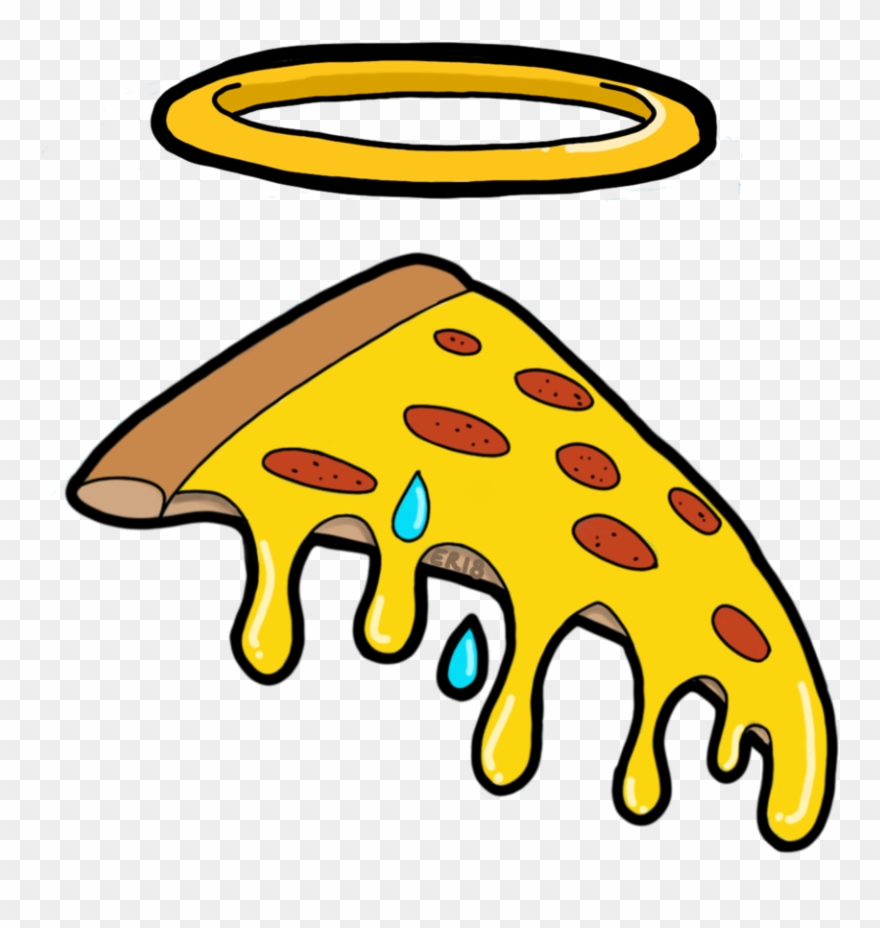 Holy Pizza Grail Crying For Our Sins - Art Clipart