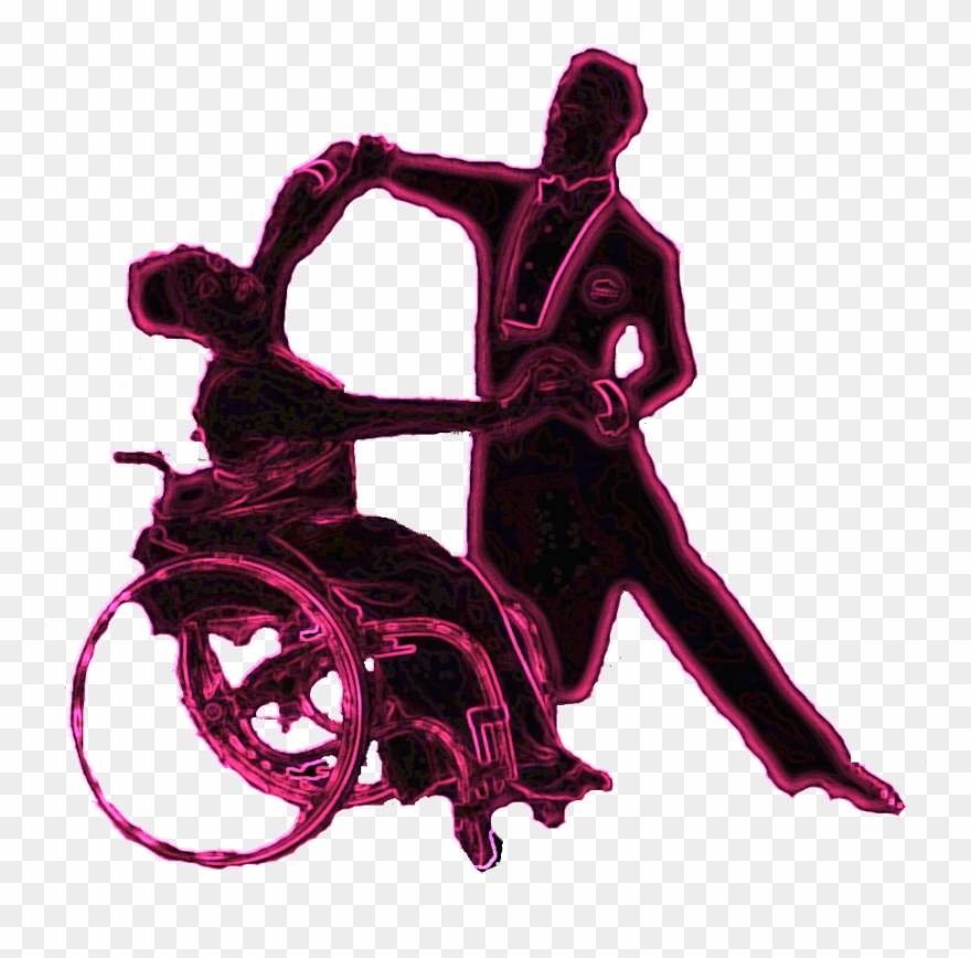 Wheelchair Dancing - Wheelchair Dancing Logo Clipart