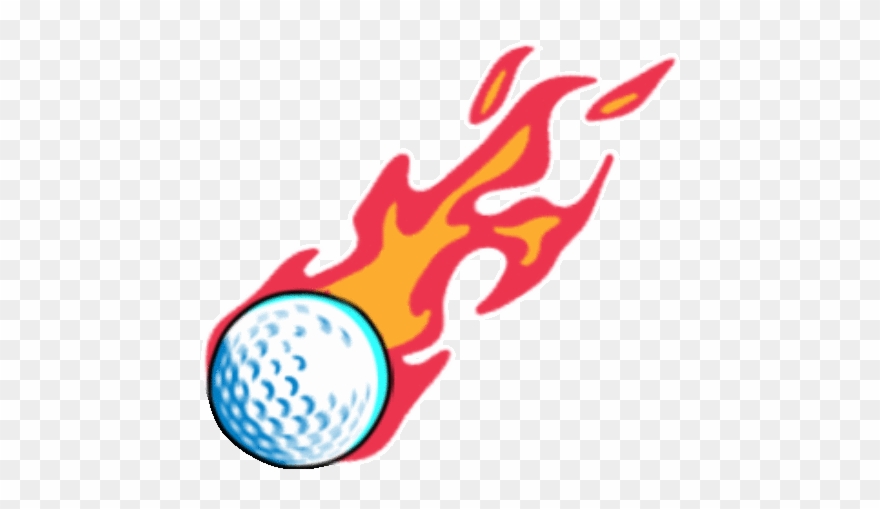 On Fire Golf Sticker Olympic Channel For Ios Android - Voleibol Gif Clipart