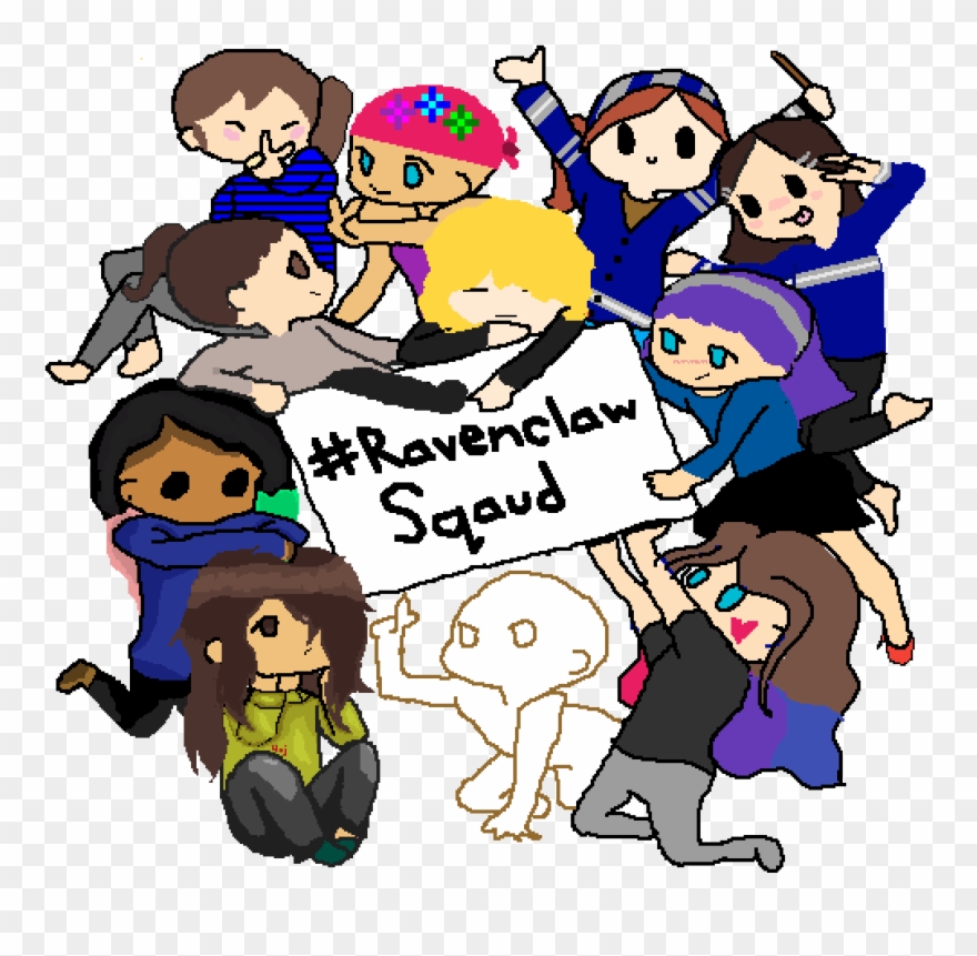 Ravenclaw For Life - Cartoon Clipart
