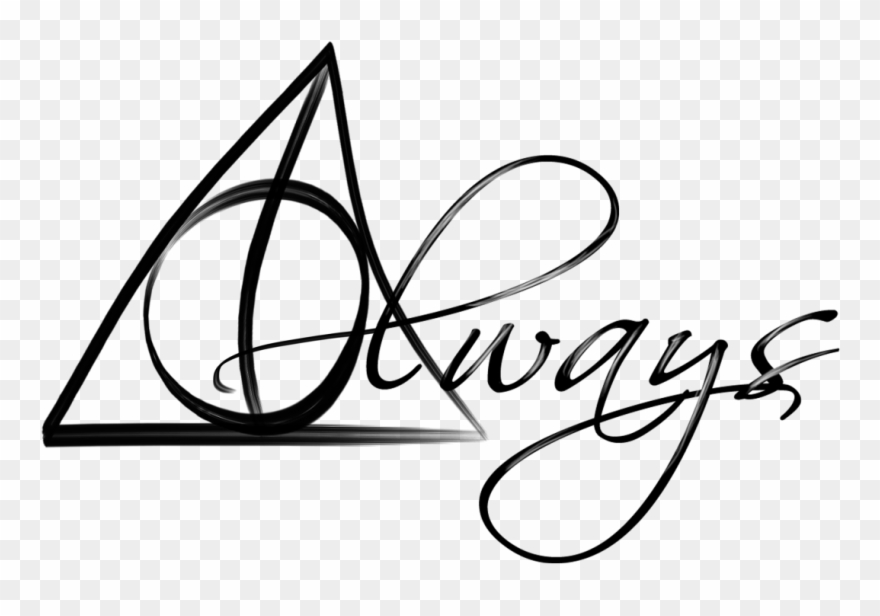 210 Images About Mi Colección Ravenclaw On We Heart - Deathly Hallows Always Png Clipart