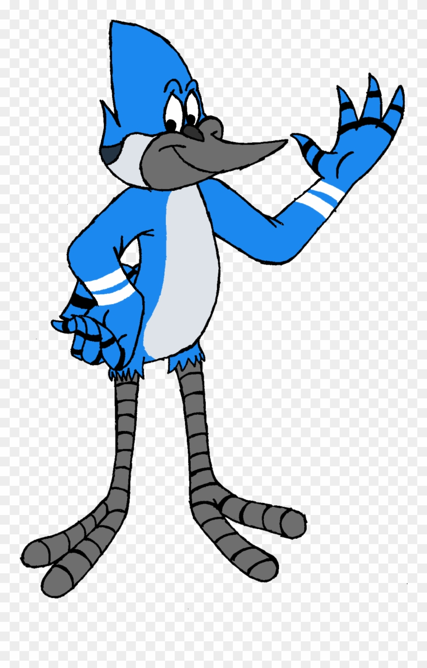 Mordecai In Looney Tunes Art Style - Looney Tunes Art Style Clipart