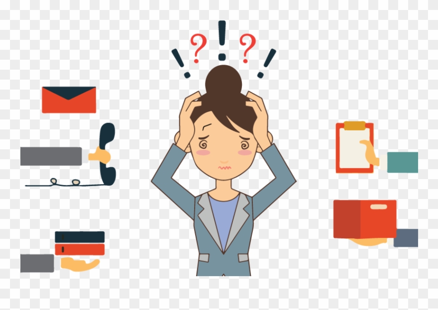 Stress Is An Emotional Disorder Caused Due To Disturbances - Parijatak Clipart