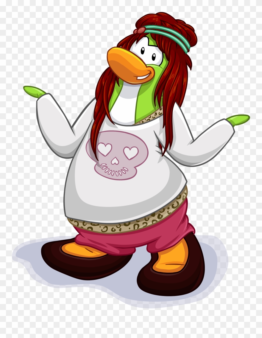New Art Style - Club Penguin Girls Png Clipart