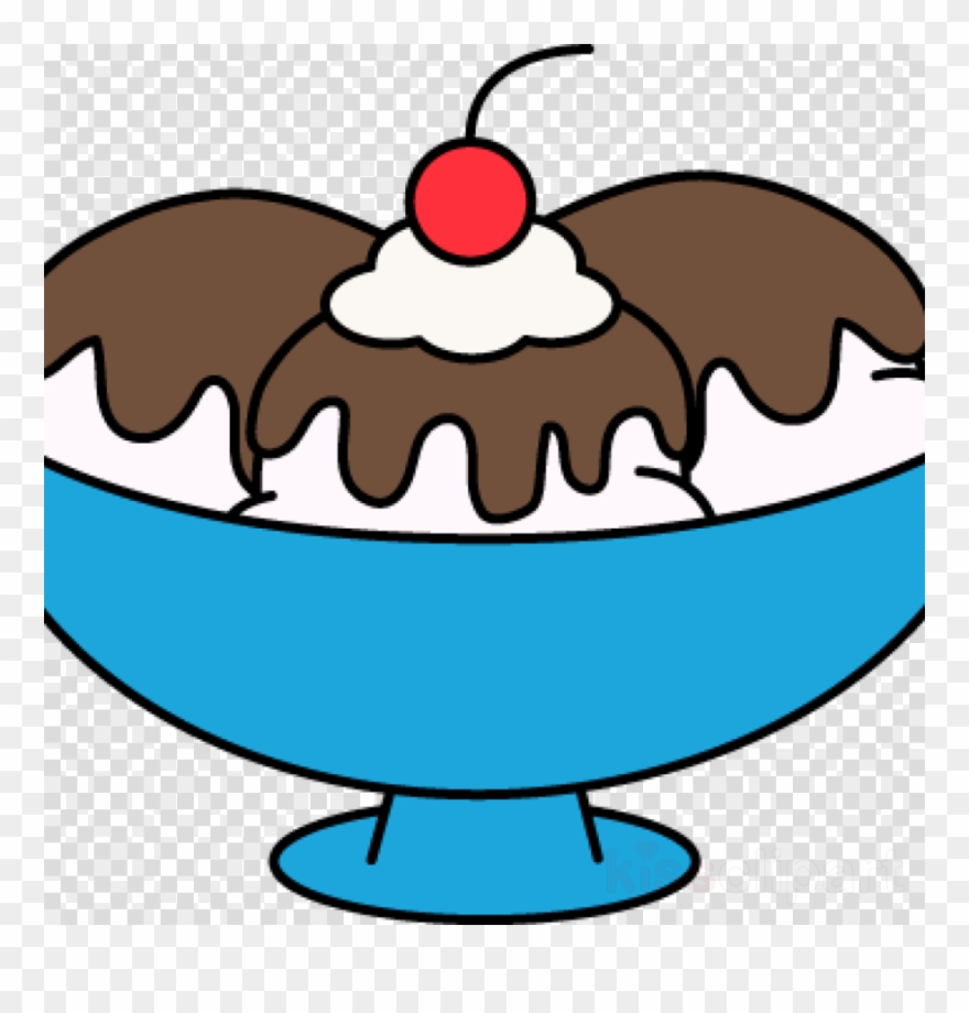 Clip Art Clipart Sundae Ice Cream Clip Art - Png Download
