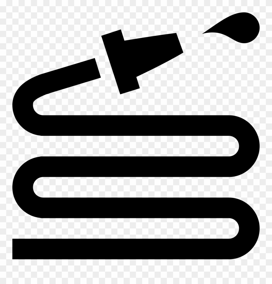 Tuyau D'arrosage Icon - Selang Air Png Clipart
