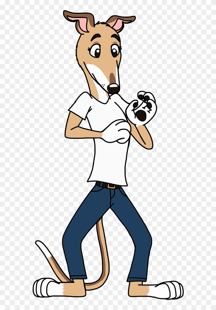 Meet My Fursona/oc, Tisbury The Greyhound - Tisbury Clipart