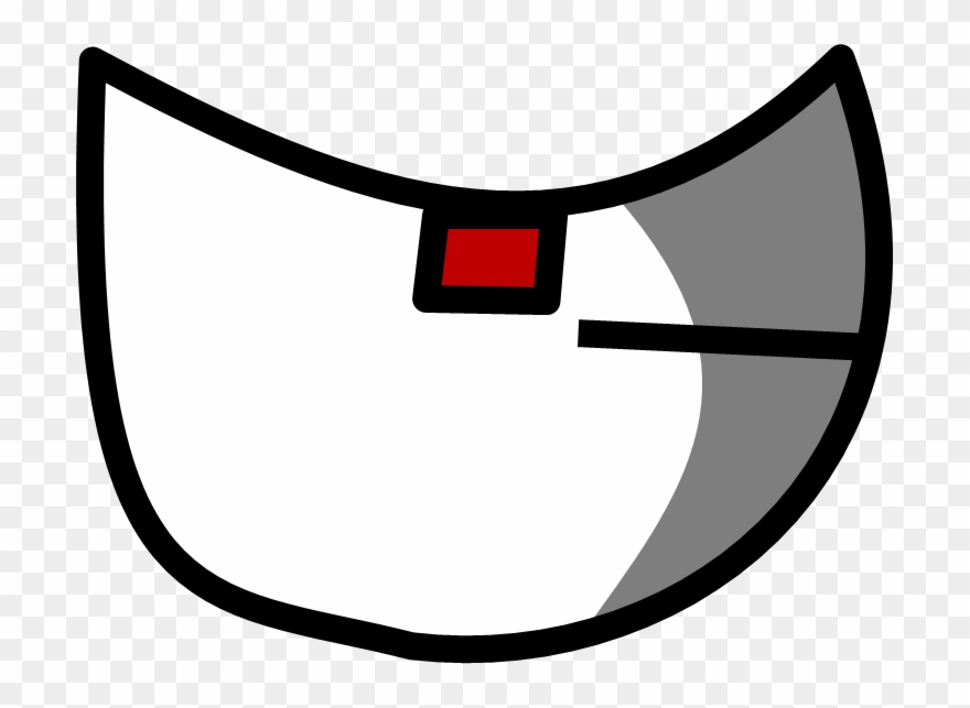 Happy Mouth Big Closed 1 Tooth Lost - Tooth Clipart