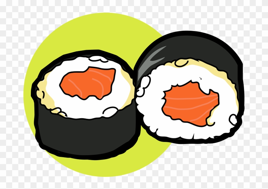 Sushi Roll Social Video Clipart