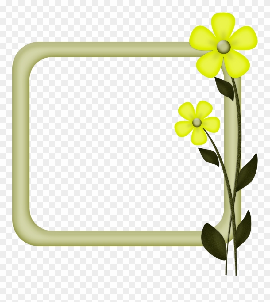 Sd ~ Ftu Flower Frame Clipart