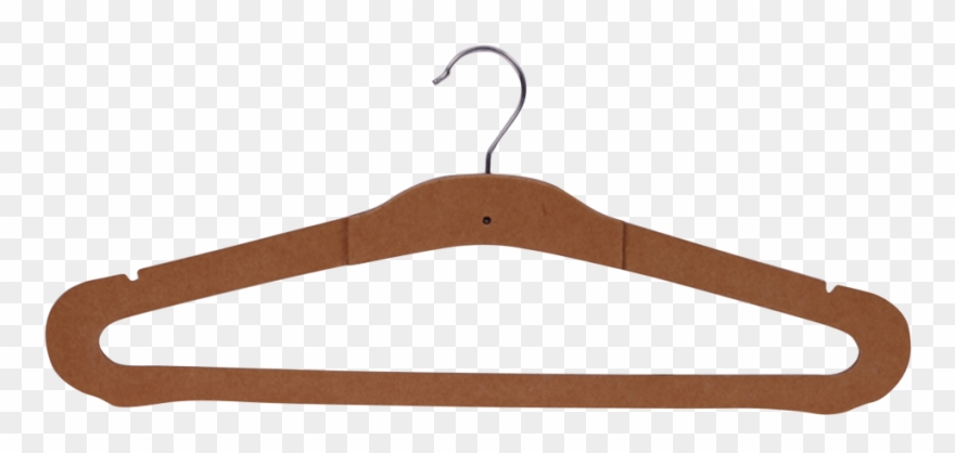 Regular Hanger With Metal Hook - Clothes Hanger Clipart