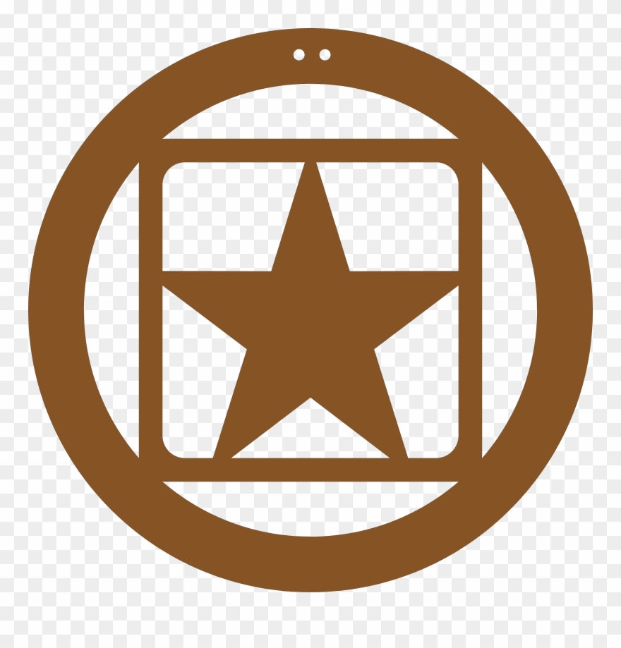 Army Star - Circle Clipart