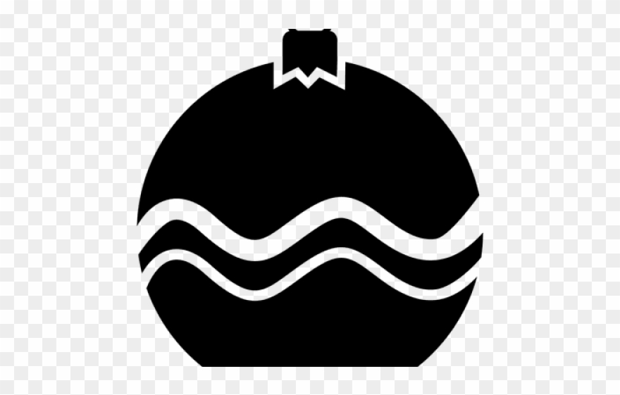 Christmas Ornaments Clipart Silhouette - Christmas Ball Png Silhouette Transparent Png