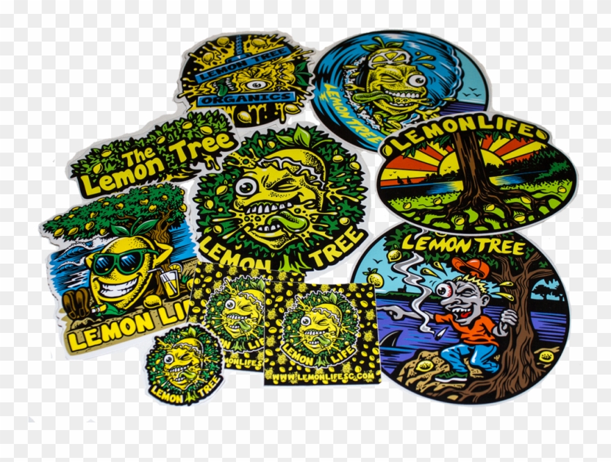 Lemon Life Sticker Pack - Lemon Tree Stickers Clipart