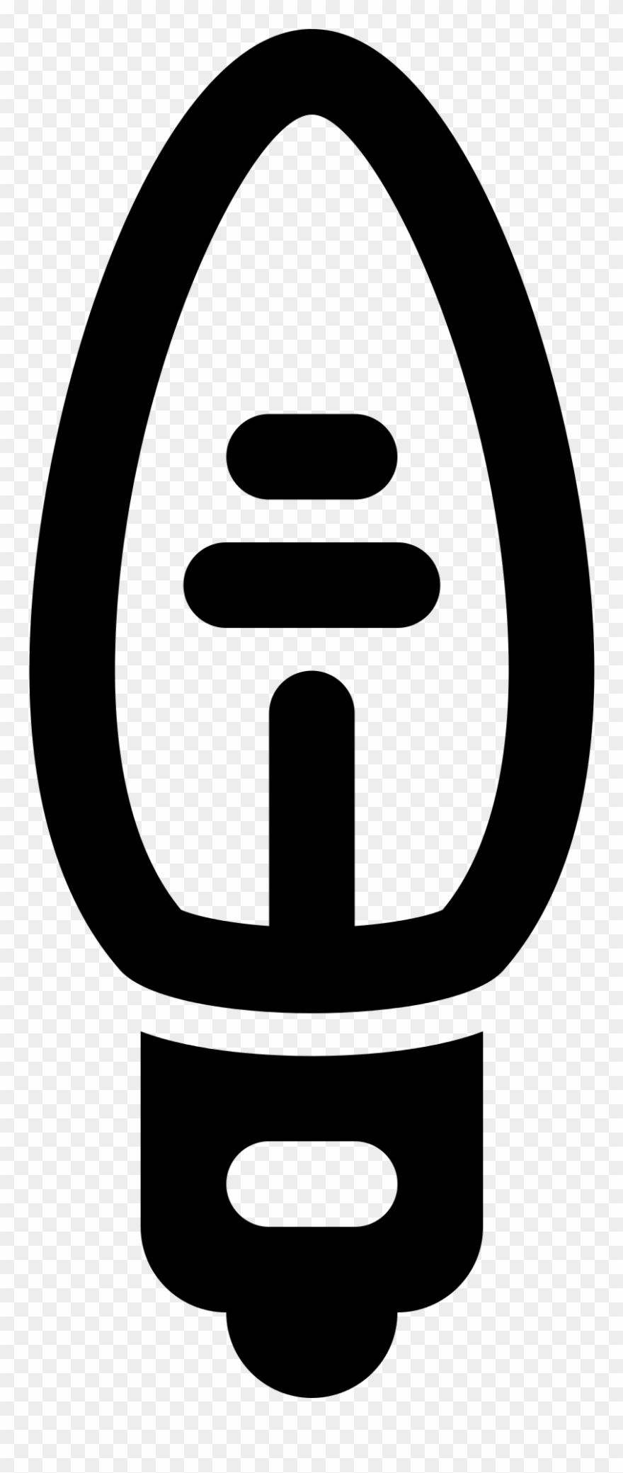 Open - Incandescent Light Bulb Clipart