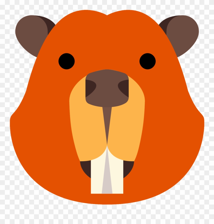 Beaver Clipart Nose - Beaver Icon - Png Download