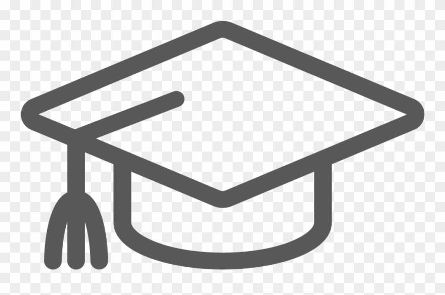 Know How - Graduation Cap Line Icon Clipart