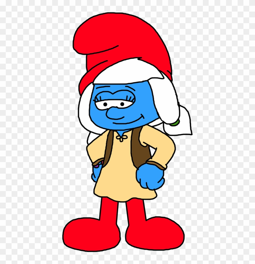 Here's Smurfwillow, The Female Counterpart Of Papa - The Smurfs Clipart