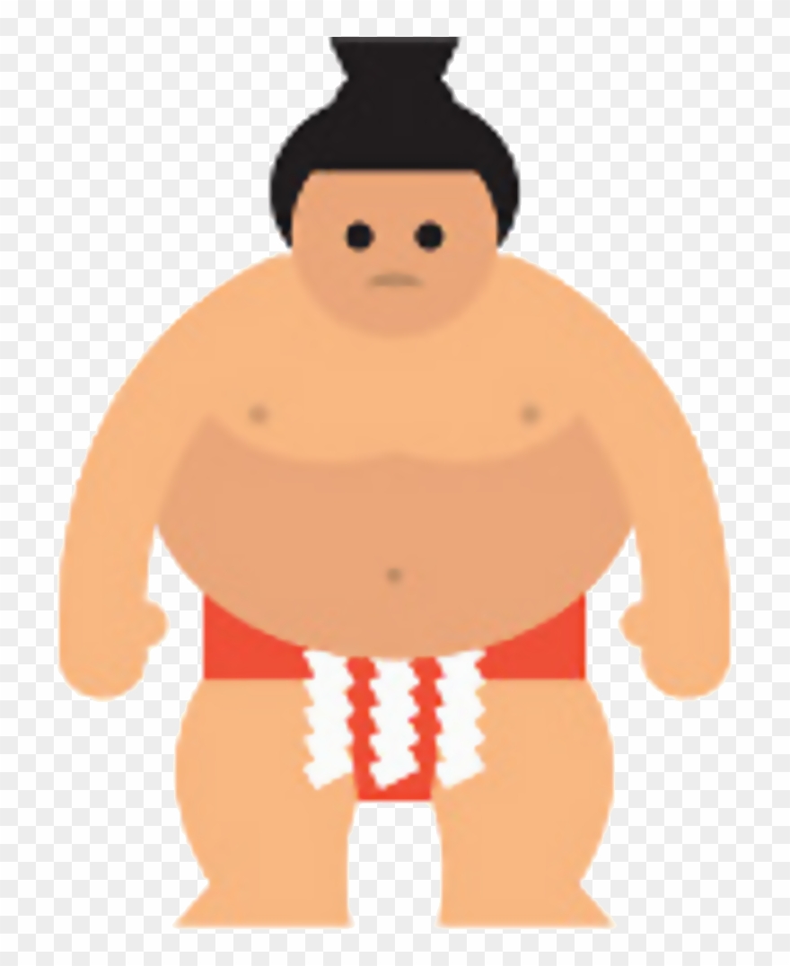 Roi Sumo - Cartoon Clipart