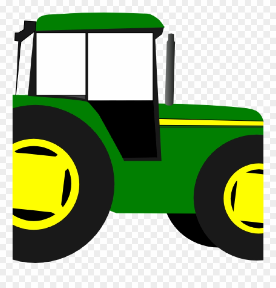 Tractor Clipart Yelow Tractor Clipart Dinosaur Clipart - Green Tractor Clipart - Png Download