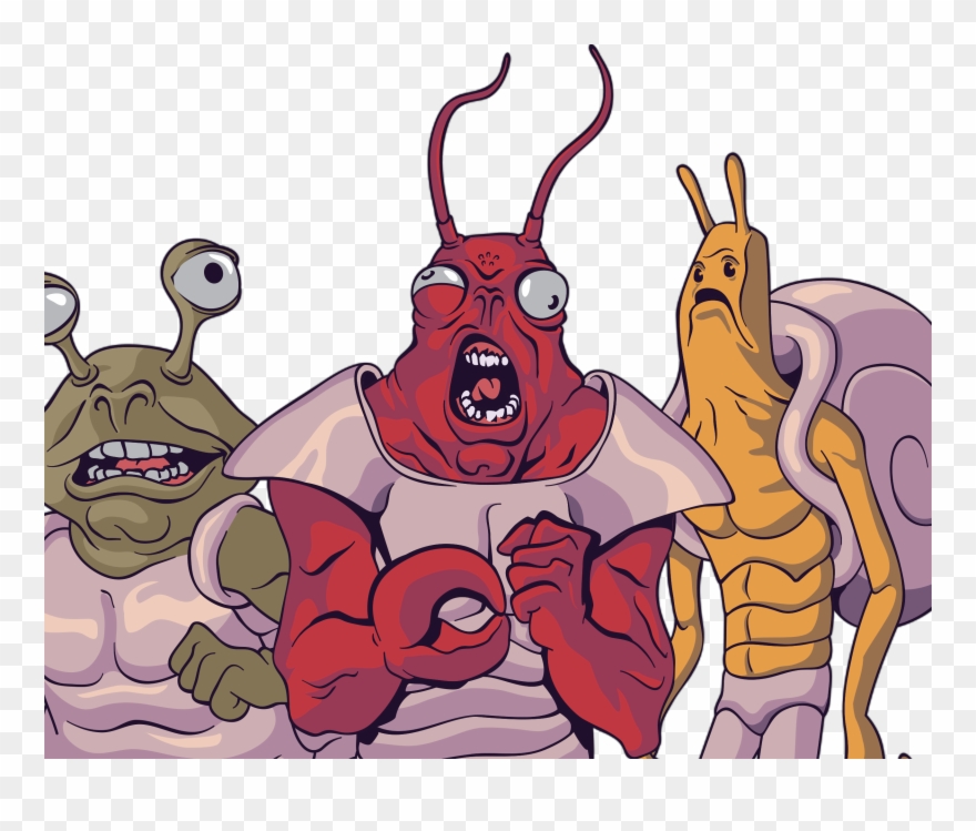 The Brotherhood Of Invertebrates Are Led By Nephro - Cartoon Clipart