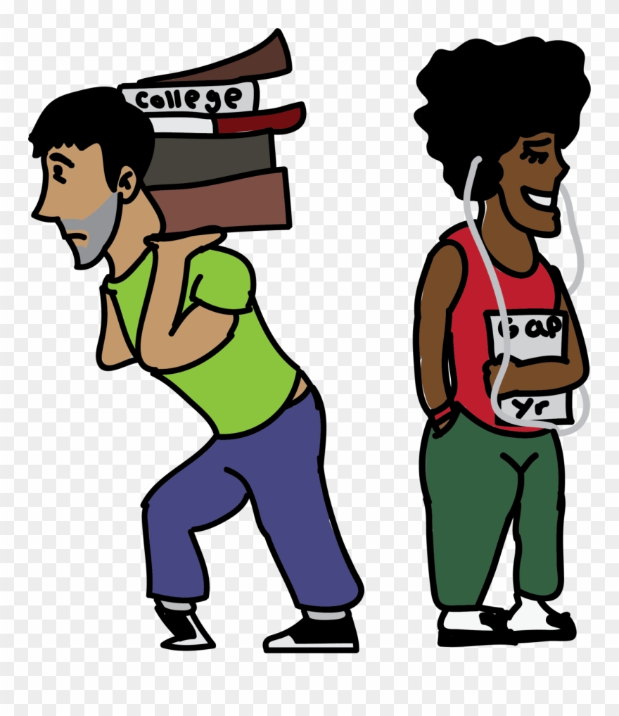 Conversation Clipart Two Person - School - Png Download