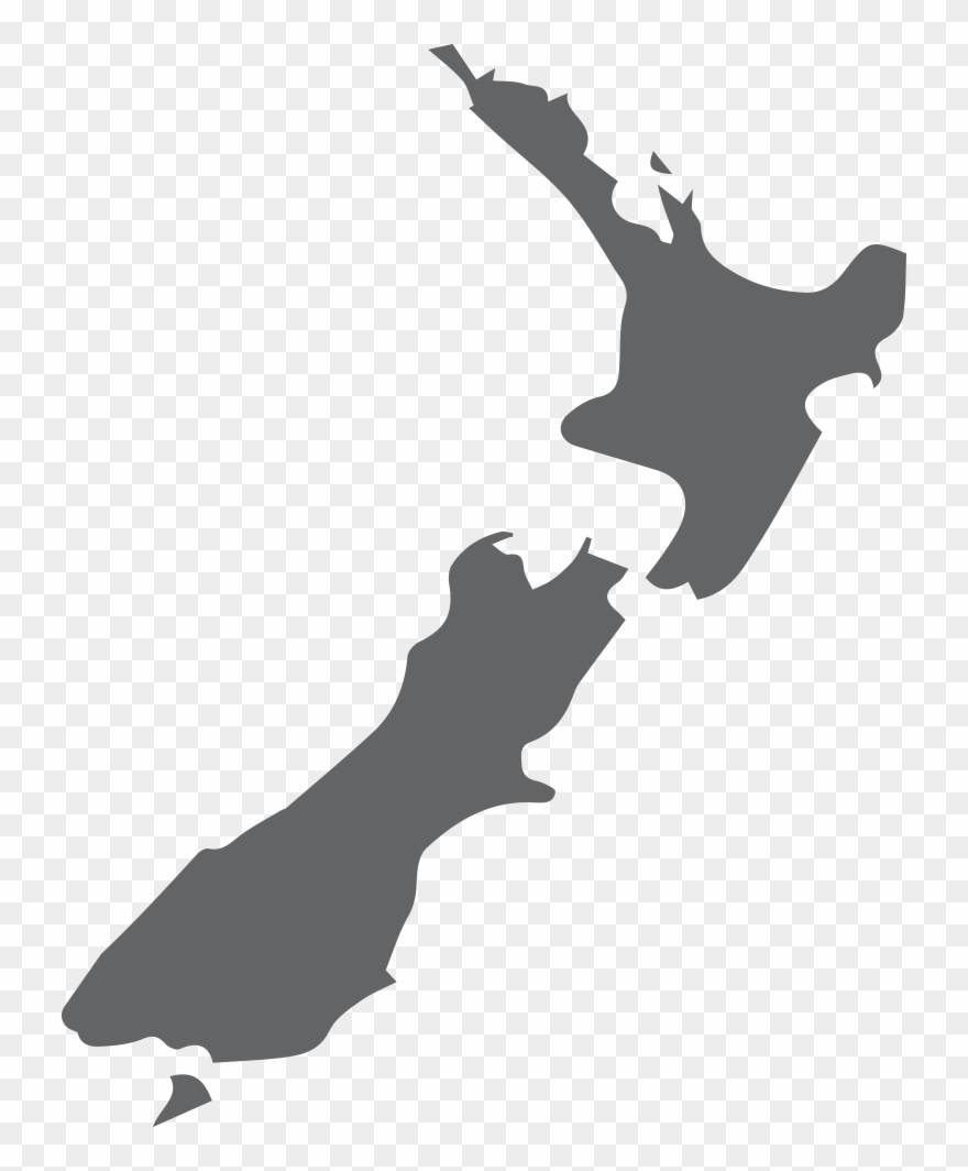 Tours In New Zealand - Map Of New Zealand Clipart
