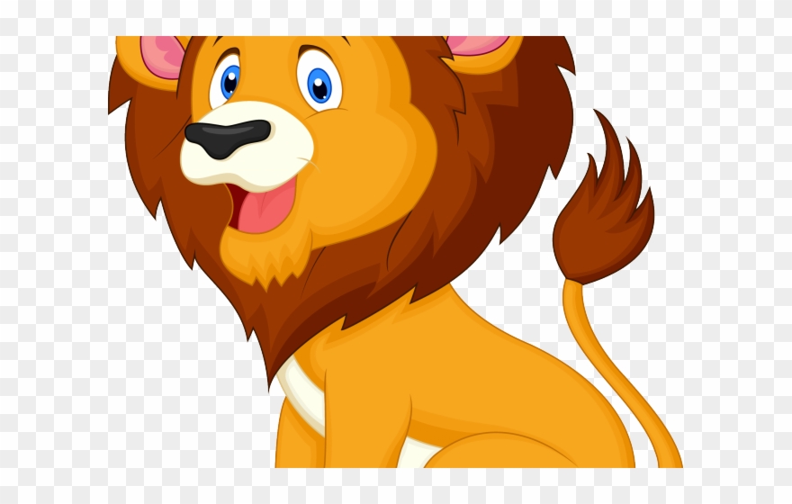 Cartoon Baby Tigers - Lion Cartoon Vector Png Clipart