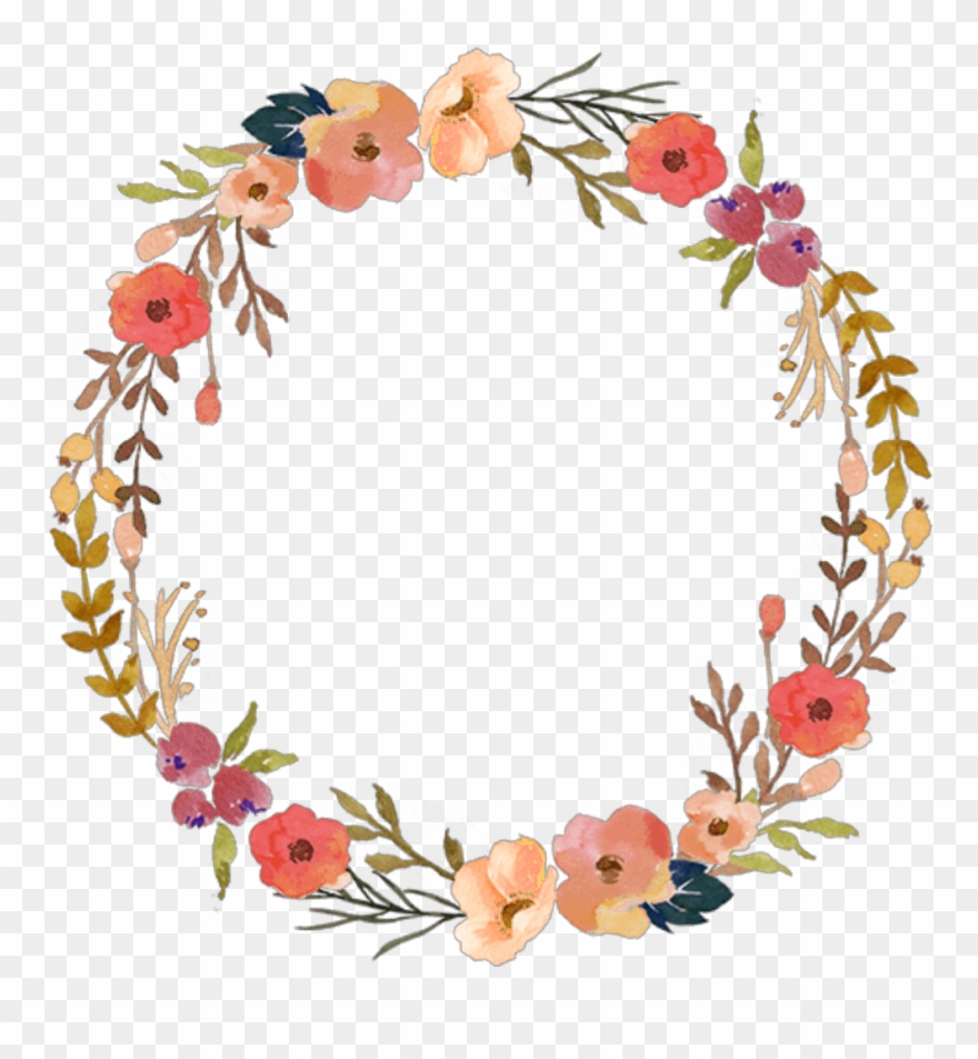 September Flowers Flores Circleframe Overlay Fallcolors - 4th Of July Memorial Day American Flag Tank Top, 4th Clipart