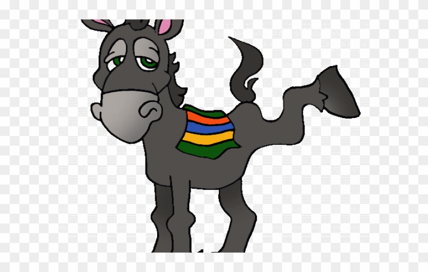Donkey Clipart Cartoon Old - Donkey Clip Art - Png Download