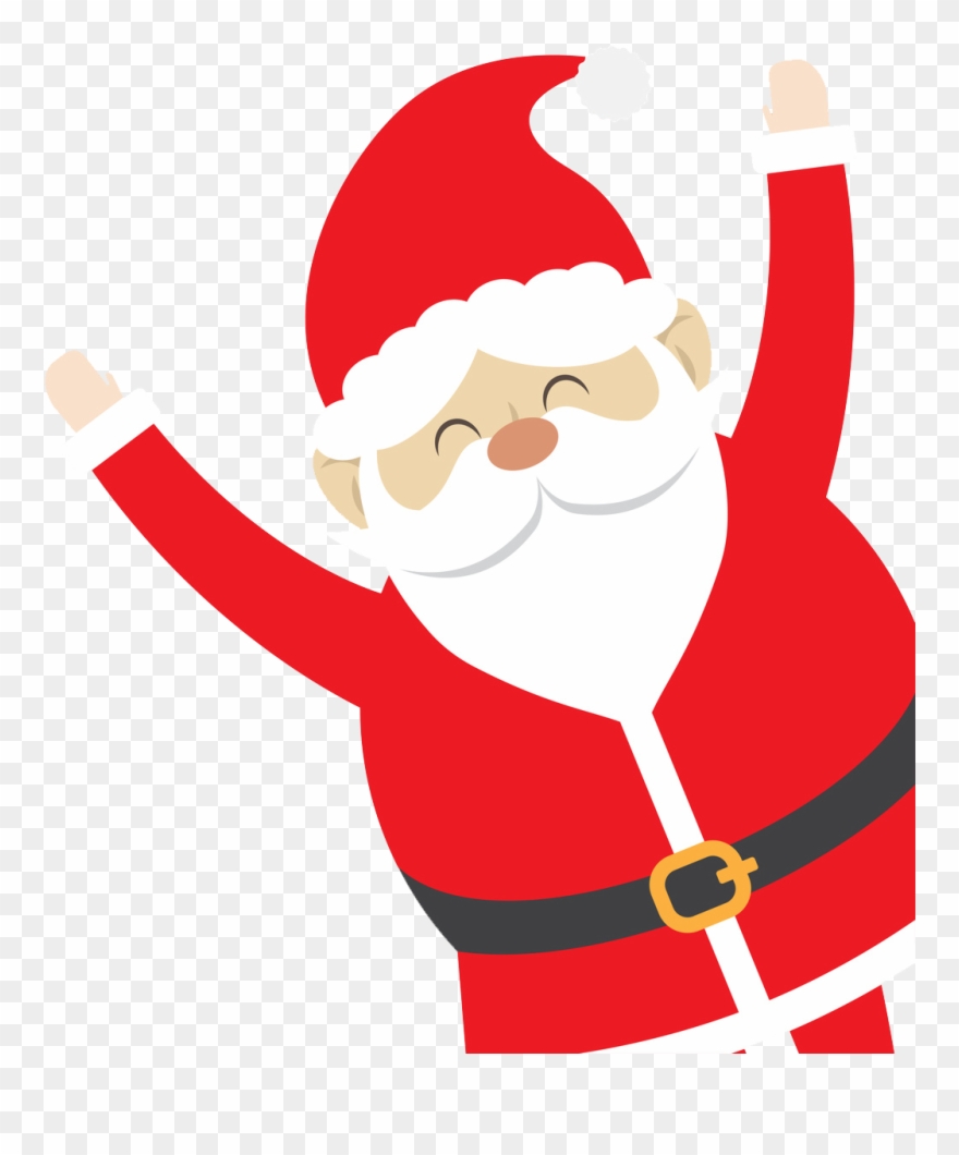 Santa Sighting - Christmas Day Clipart