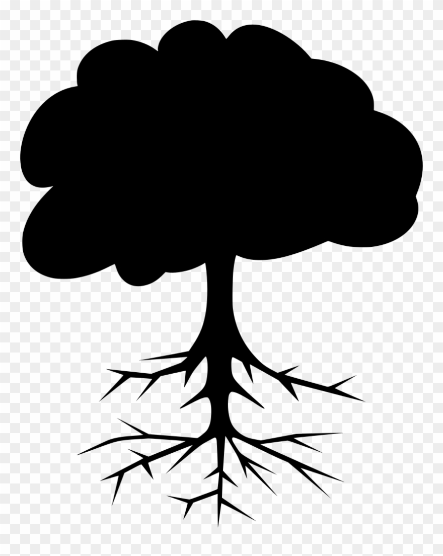 We Should Identify These Roots Of Our Life And Should - Tree Vector Png Black Clipart